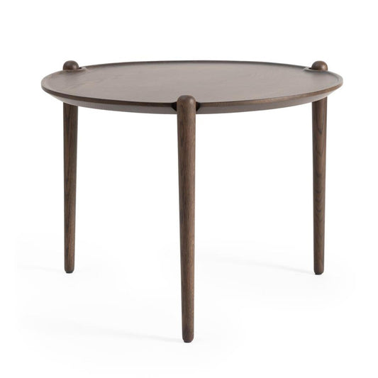 Design House Stockholm Aria Coffee Table Ø60 High Dark Oak