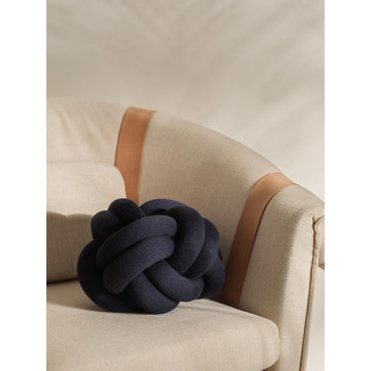 Design House Stockholm Knot Cushion Dark Blue