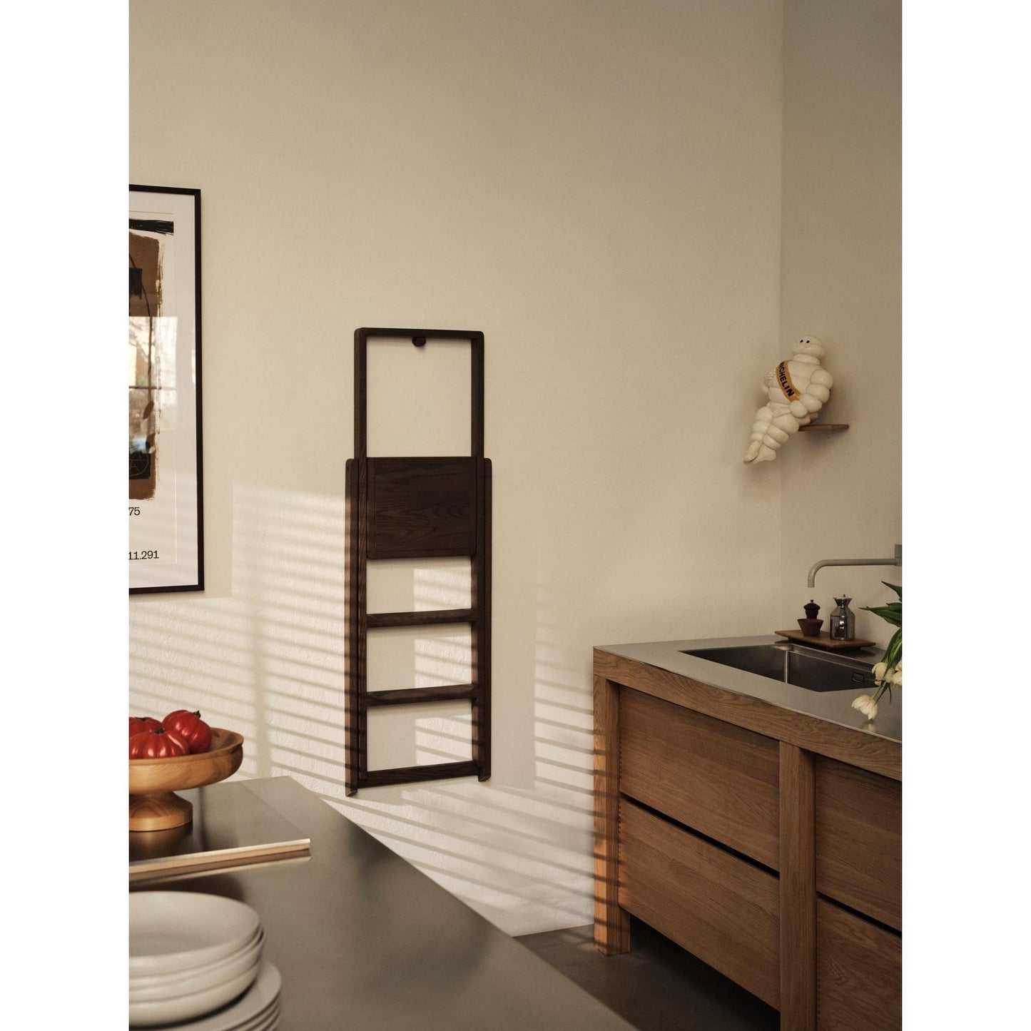 Design House Stockholm Step Ladder Dark Oak