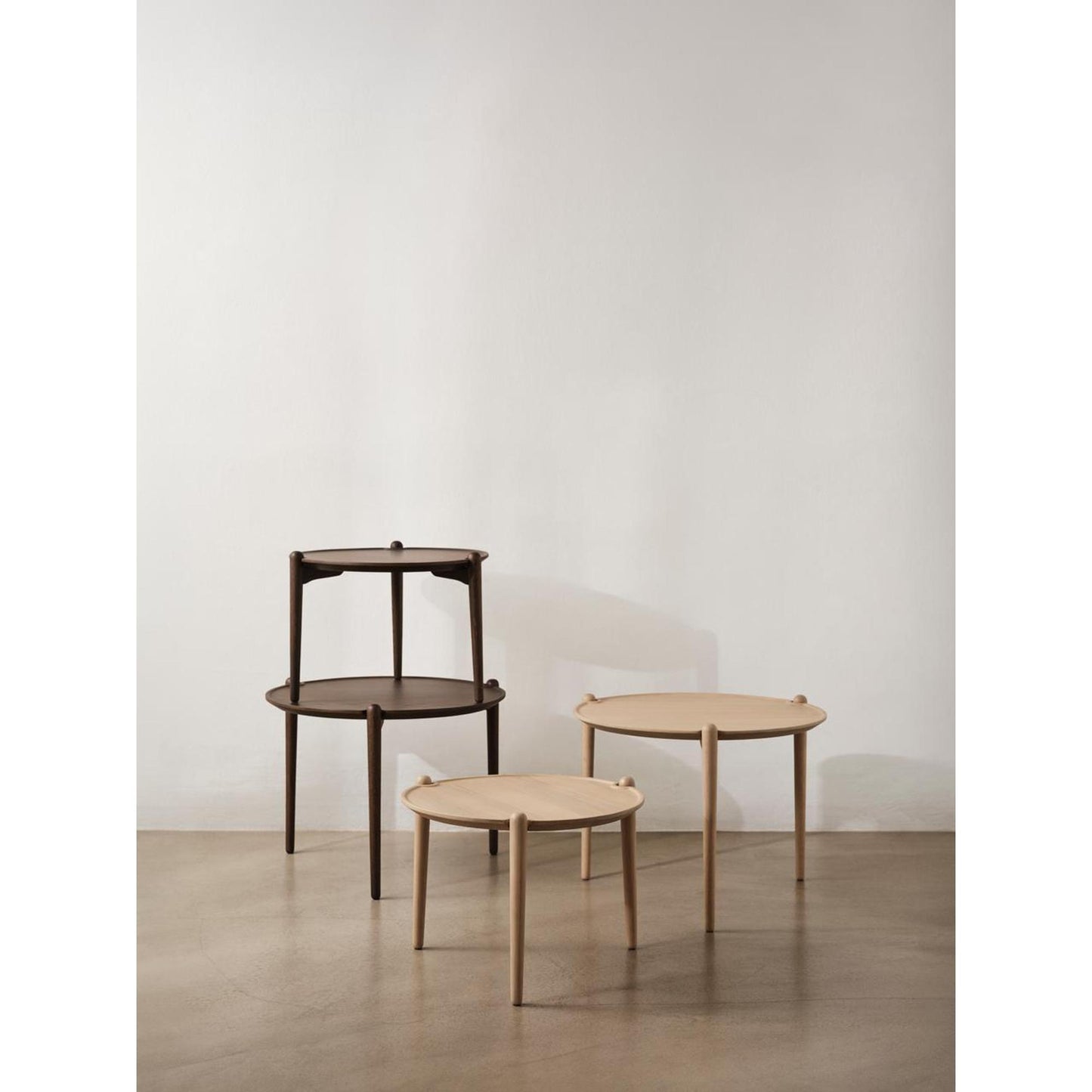 Design House Stockholm Aria Coffee Table Ø60 High Light Oak