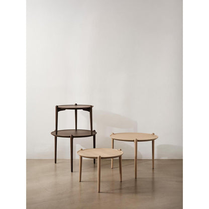 Design House Stockholm Aria Coffee Table Ø50 Low Light Oak