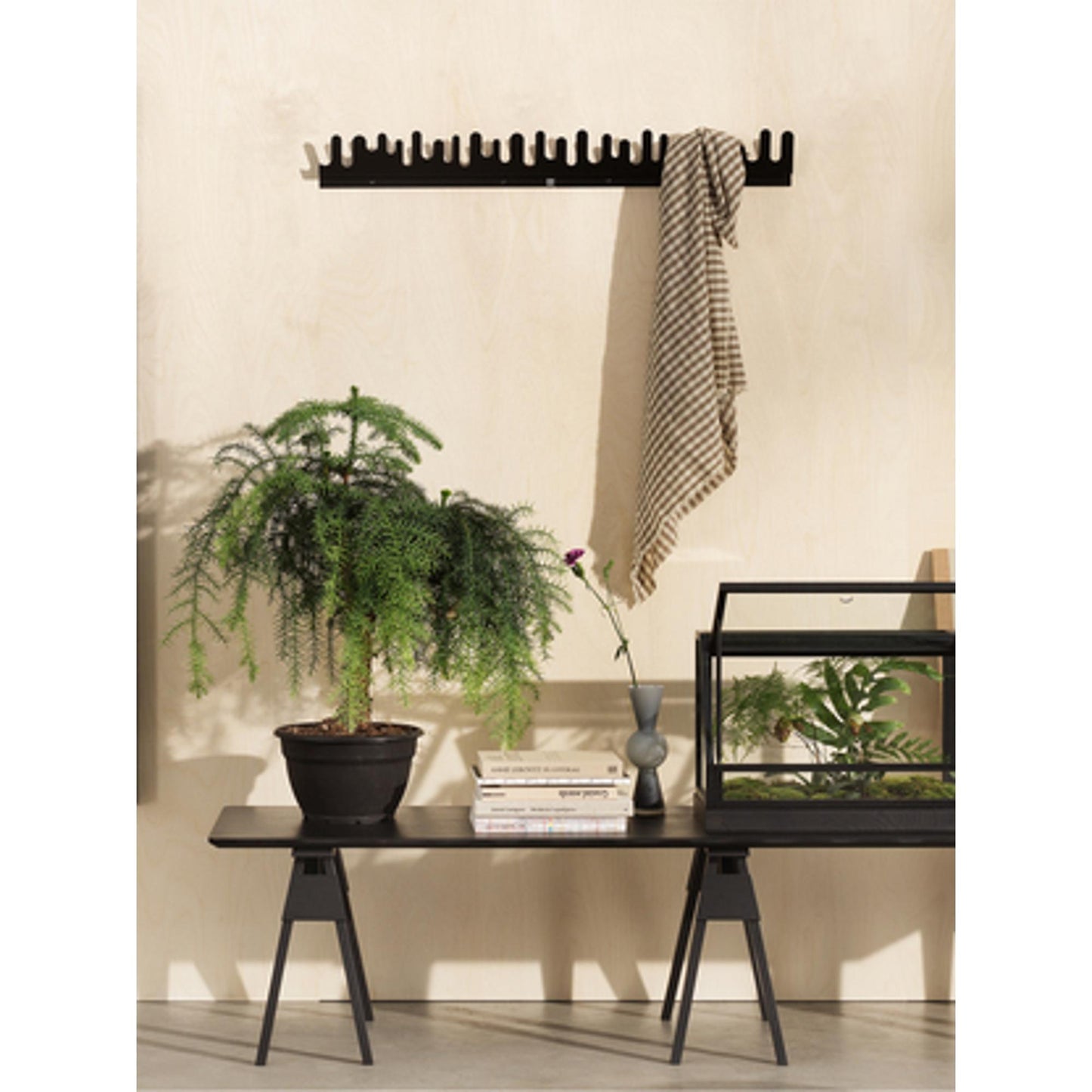 Design House Stockholm Wave Coat Rack White