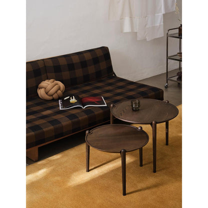Design House Stockholm Aria Coffee Table Ø50 Low Light Oak