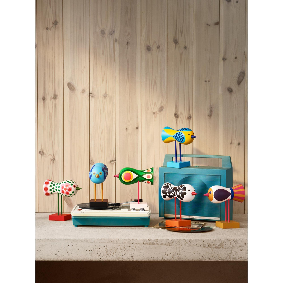 Design House Stockholm Birds 1967 Decorative Accessories Bird 4/Multi-coloured