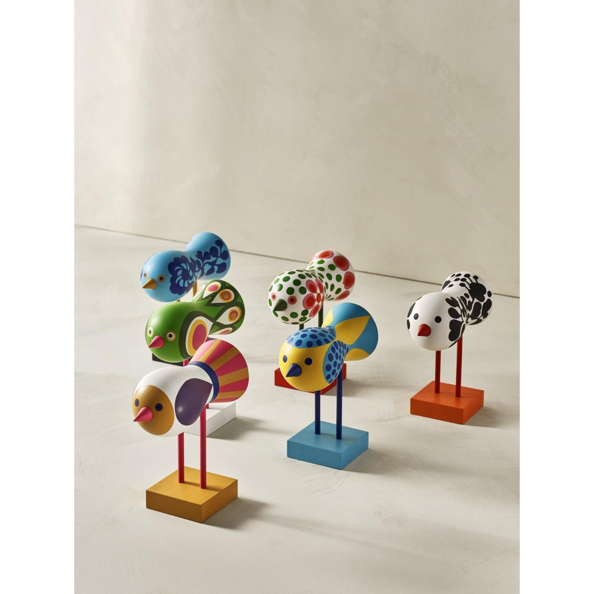 Design House Stockholm Birds 1967 Decorative Accessories Bird 2/Multi-coloured