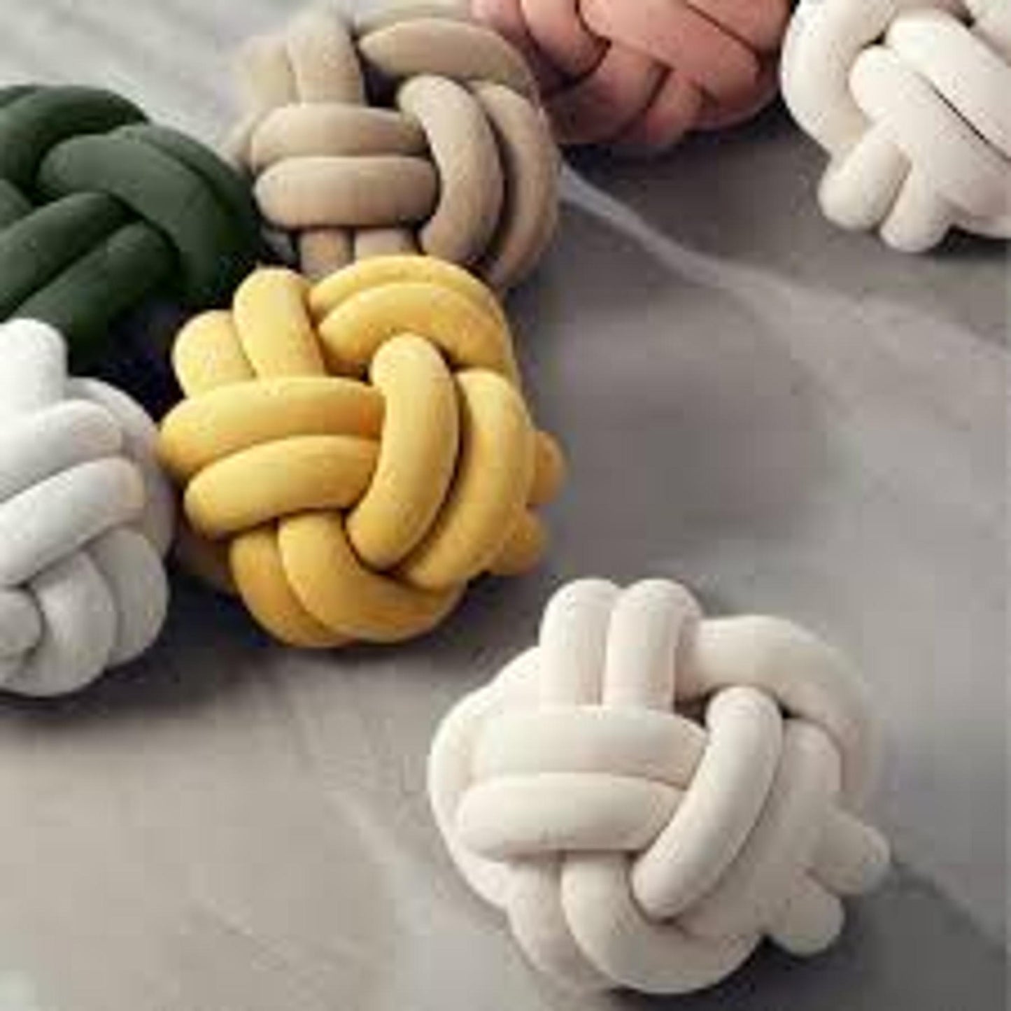 Design House Stockholm Knot Cushion Blue