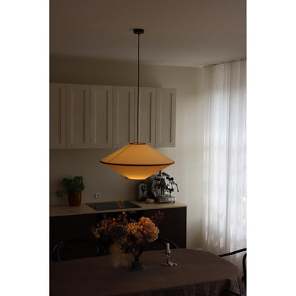 Edgeform Taft Pendant Ø52 Red/ Off-White
