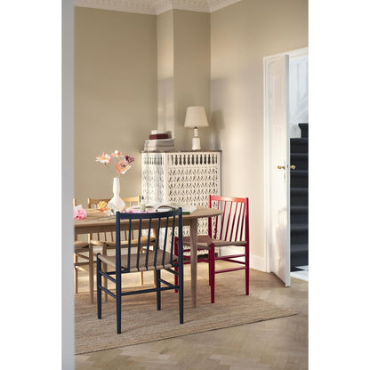 FDB Furniture J80 Dining Chair Oiled Oak/Natural Seat