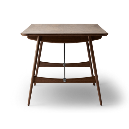 BM1160 | Hunting Table by Carl Hansen & Søn #Walnut / Oiled / Stainless Steel