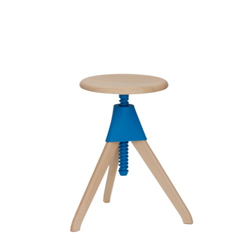 TOM AND JERRY - THE WILD BUNCH - Height-adjustable beech stool.