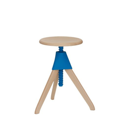 TOM AND JERRY - THE WILD BUNCH - Height-adjustable beech stool.