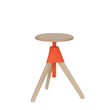 TOM AND JERRY - THE WILD BUNCH - Height-adjustable beech stool.
