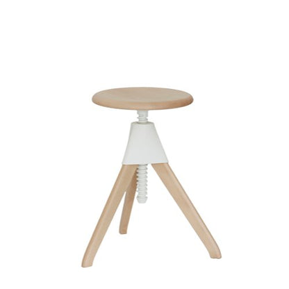 TOM AND JERRY - THE WILD BUNCH - Height-adjustable beech stool.