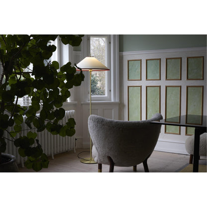 Edgeform Tafta Floor Lamp Ø52 Red/Off-White