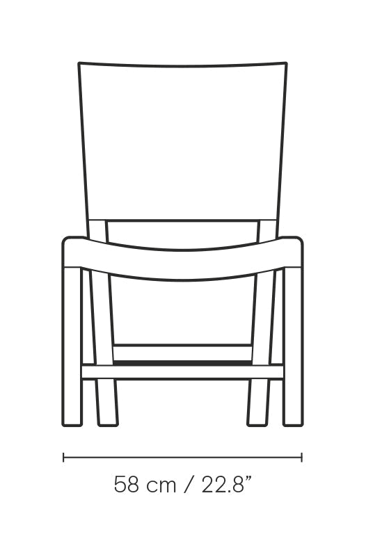 KK37580 THE RED CHAIR LARGE