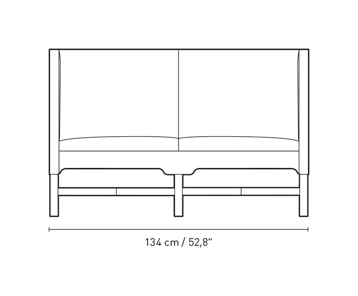 KK41180 SOFA WITH HIGH SIDES