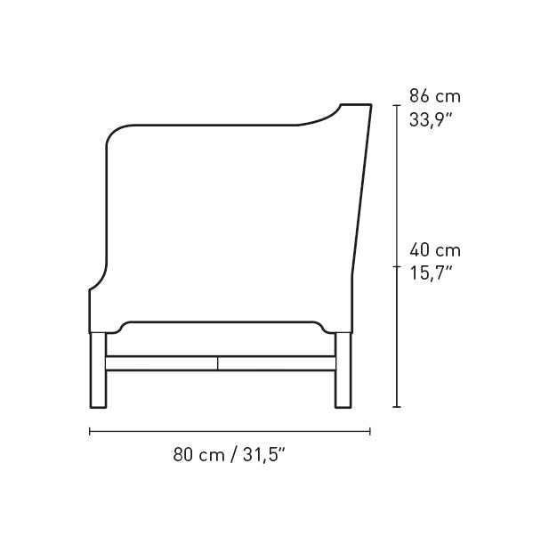 KK41180 SOFA WITH HIGH SIDES