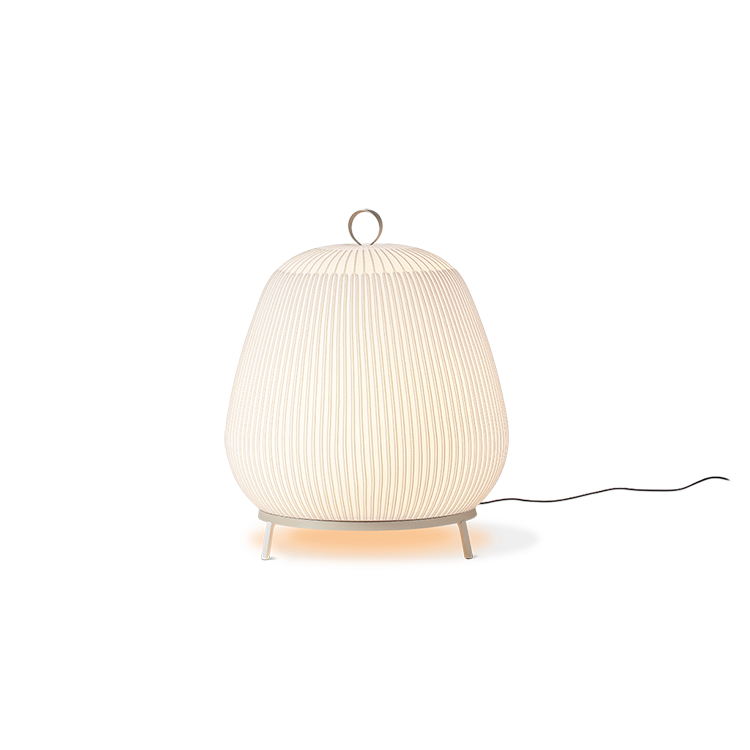 KNIT - LED fabric floor lamp.