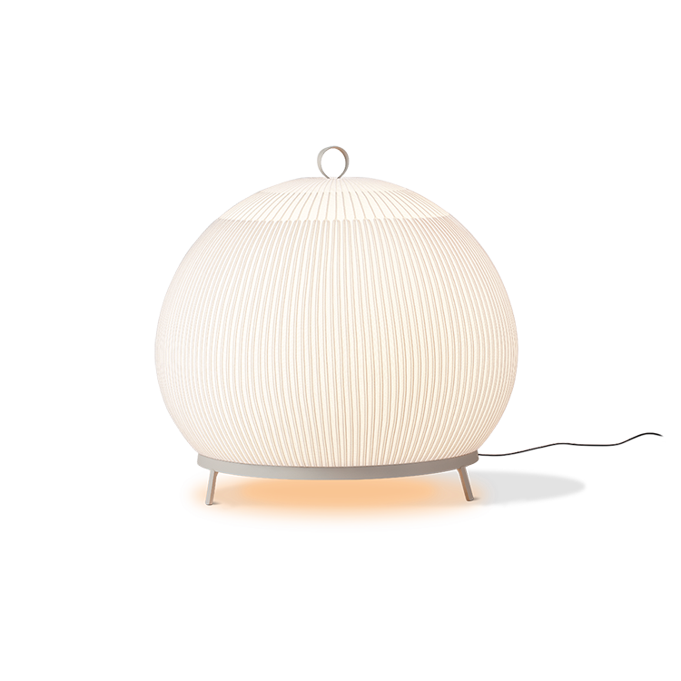 KNIT - LED fabric floor lamp.