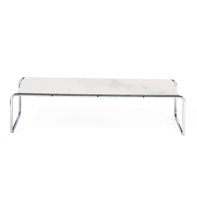 Lazio - Rectangular marble coffee table.