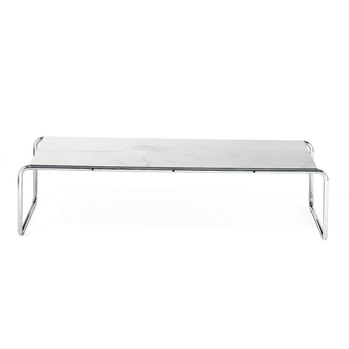 Lazio - Rectangular marble coffee table.