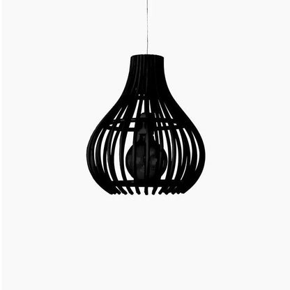 BULB - Rattan pendant lamp.