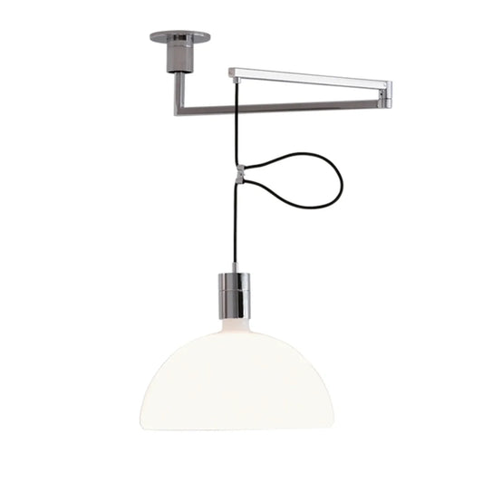 AS41C - Swivel opal glass pendant lamp.