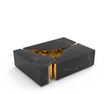 LAPIAZ SMALL - Metal coffee table for living room (Request Info).