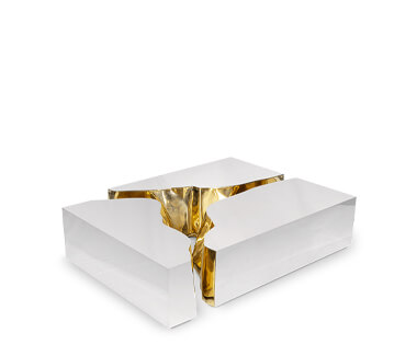 LAPIAZ SMALL - Metal coffee table for living room (Request Info).