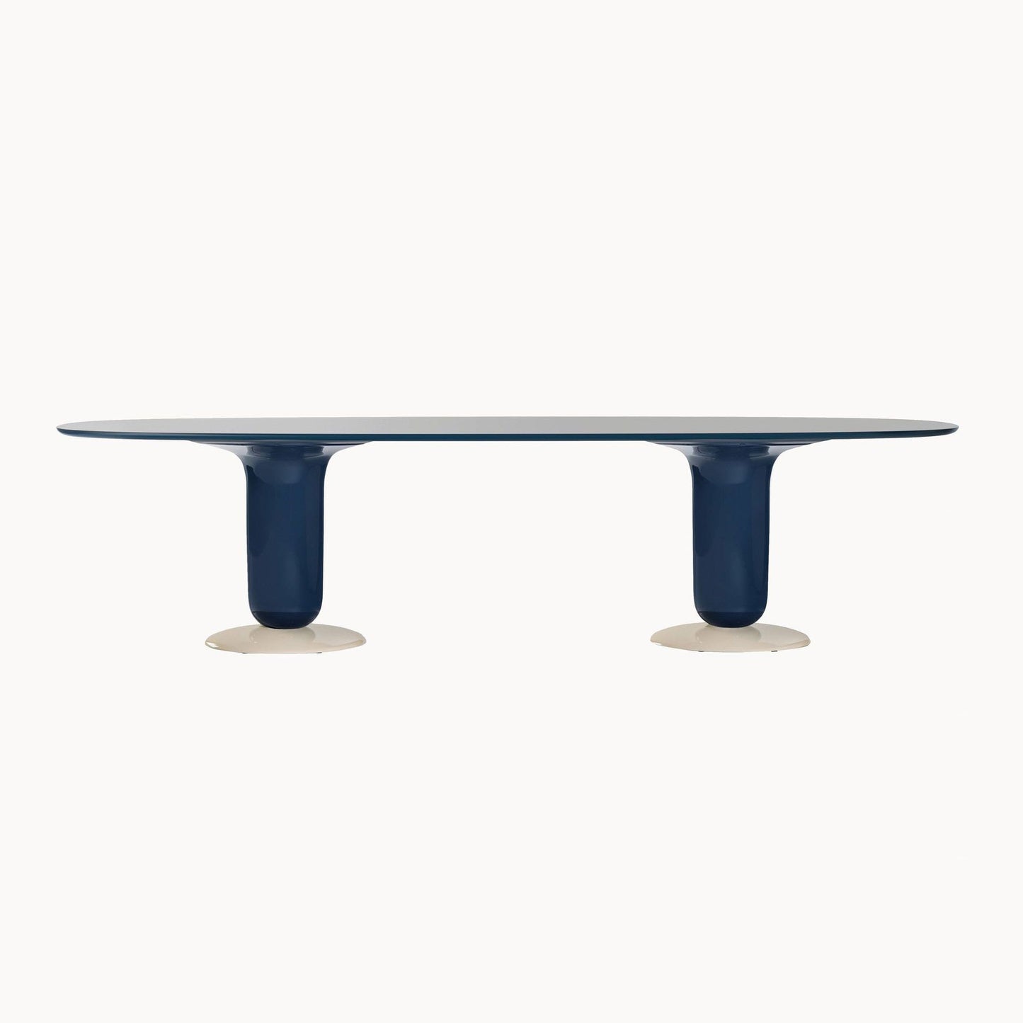 Oval Glass-Fibre Table Explorer 6 by Bd Barcelona Design #Blue