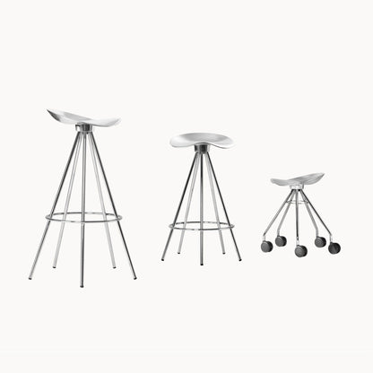 Barstool Jamaica by Bd Barcelona Design #Chromed Steel / Aluminium seat