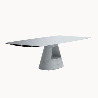 TABLE B 120 - Rectangular Concrete dining table