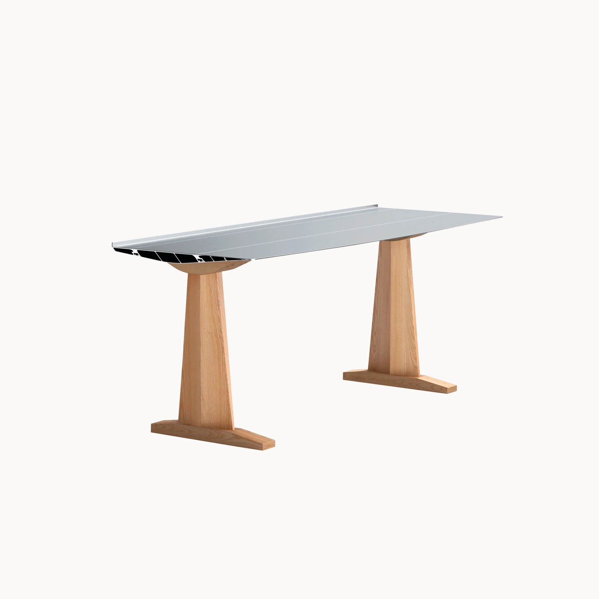 Rectangular wooden writing desk Table B Desk by Bd Barcelona Design