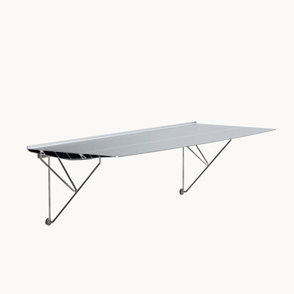 Rectangular stainless steel wall desk Table B Desk by Bd Barcelona Design