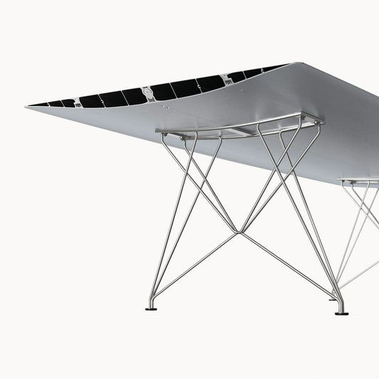Rectangular Aluminium Dining Table B 150 by Bd Barcelona Design