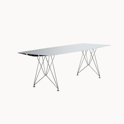 TABLE B 90 - Rectangular stainless steel table