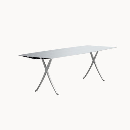 TABLE B 90 - Rectangular aluminium table