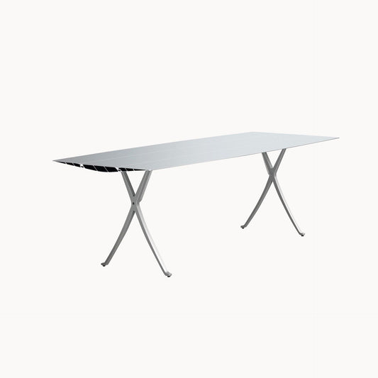 TABLE B 90 - Rectangular aluminium table