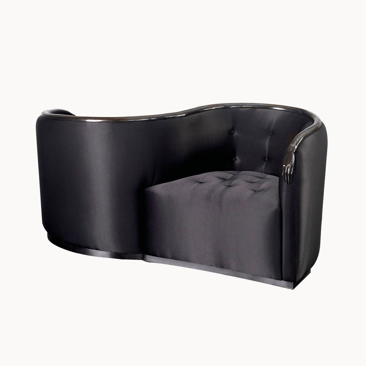 Curved Fabric Sofa VIS-À-VIS DE GALA by Bd Barcelona Design #Black Label