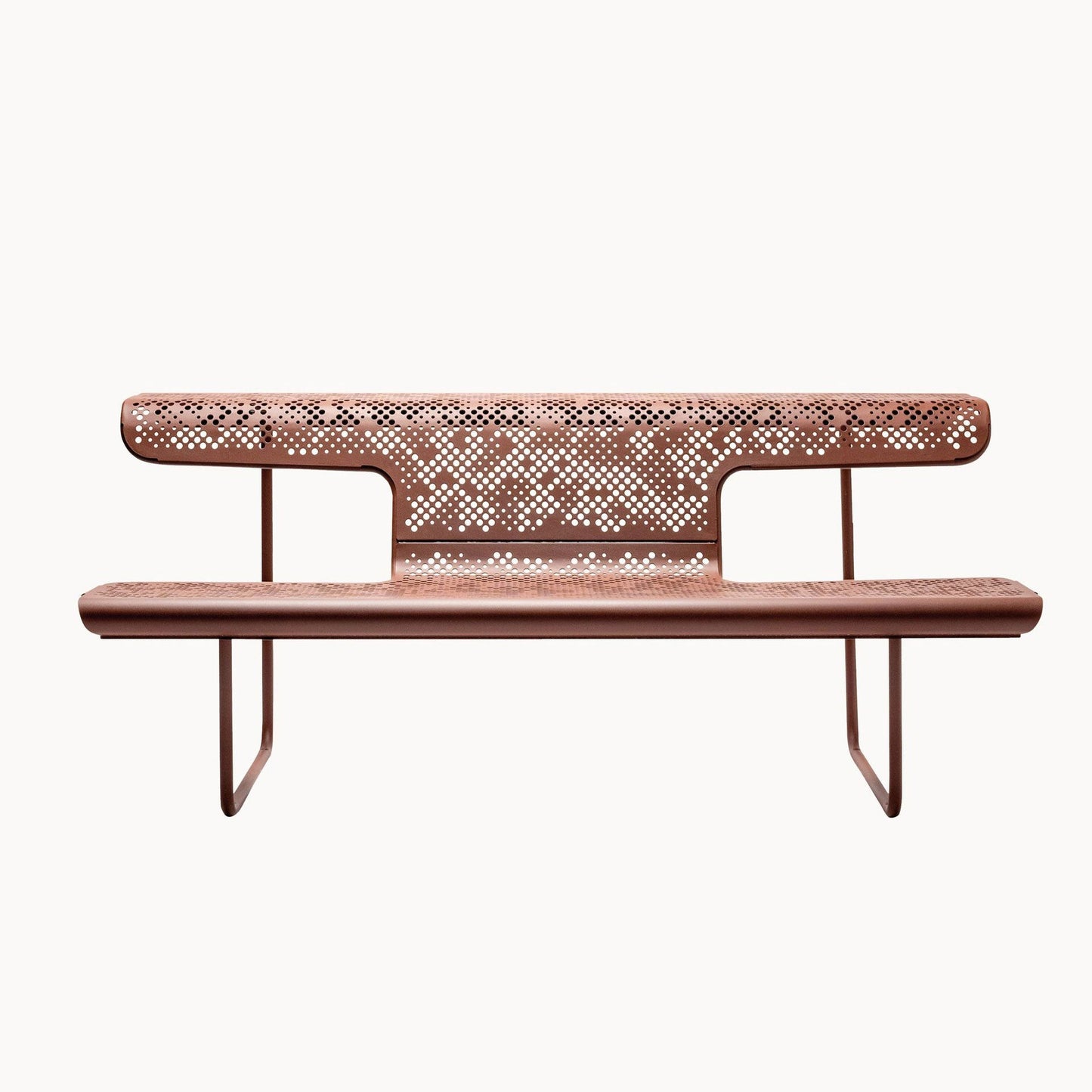 Steel Bench With Back El Poeta by Bd Barcelona Design #Corten