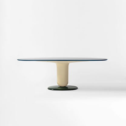 Oval Glass-Fibre Table Explorer 5 by Bd Barcelona Design #5B#Ivory
