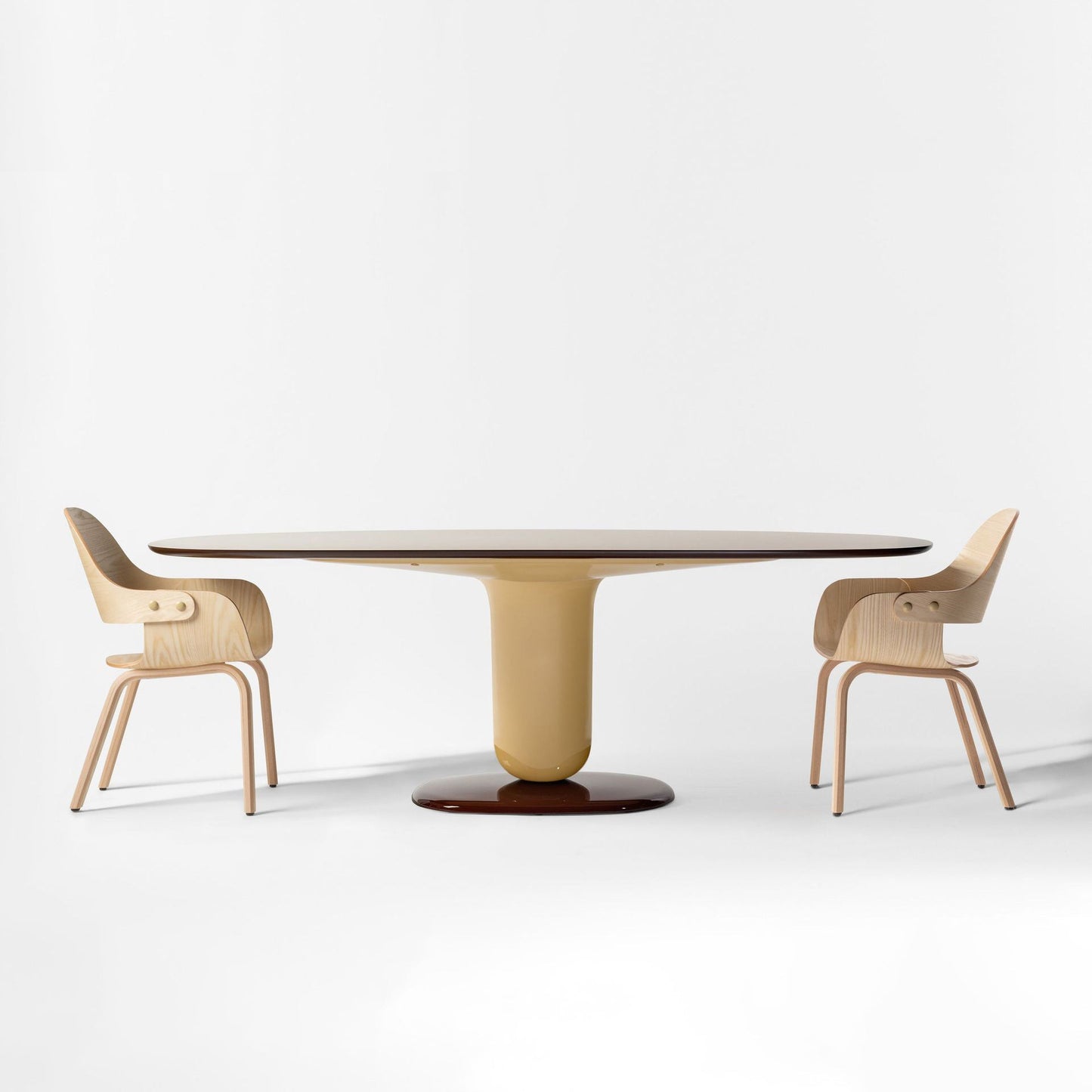 Oval Glass-Fibre Table Explorer 5 by Bd Barcelona Design #5B#Beige