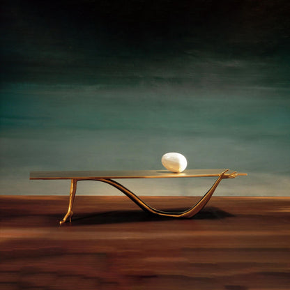 Low Brass Coffee Table Leda by Bd Barcelona Design #Original
