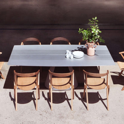 TABLE B 120 - Rectangular Concrete dining table