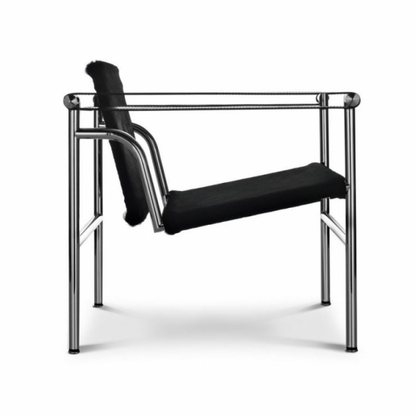 LC1 - 1 Fauteuil dossier basculant leather armchair.