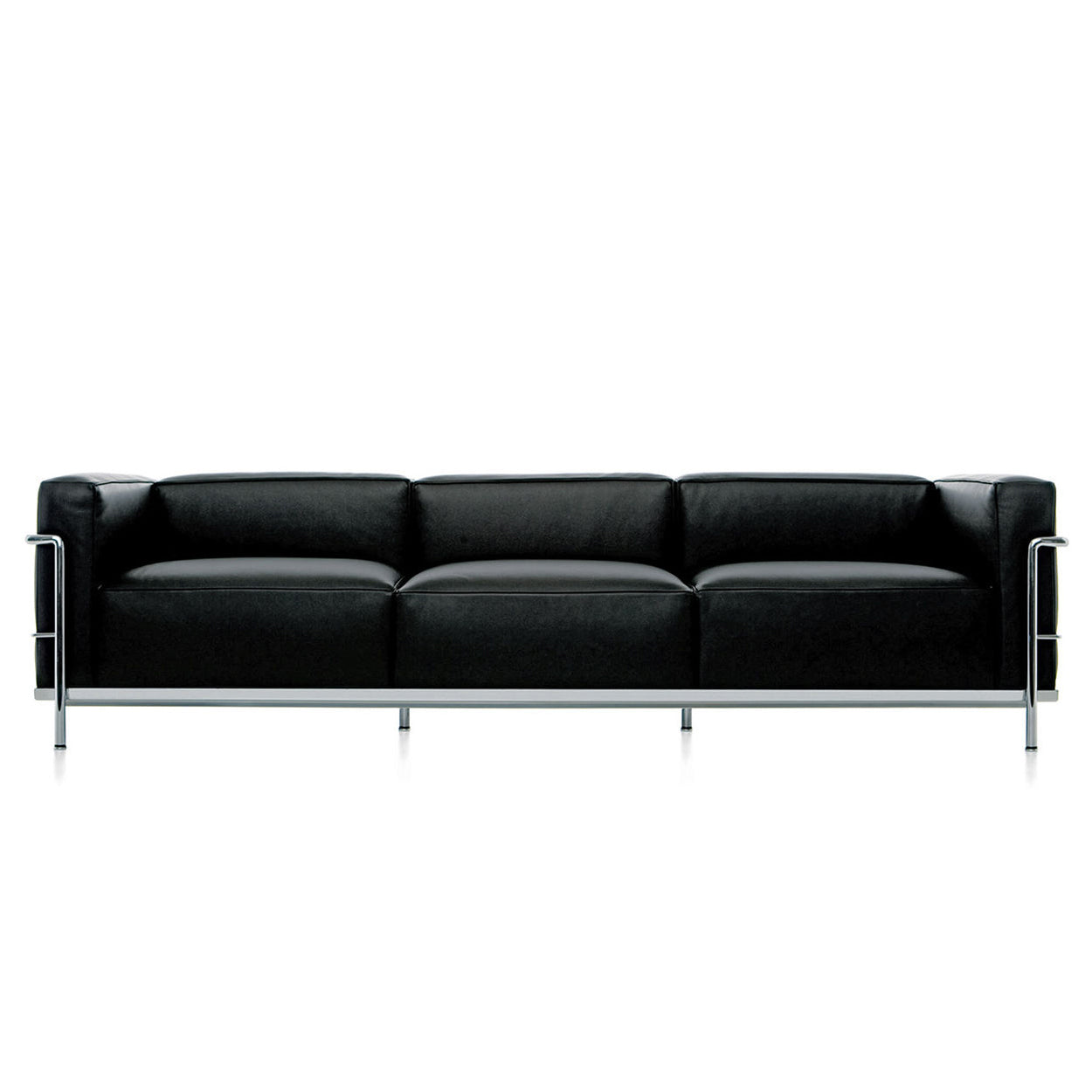 LC3 - 3-seater leather sofa.
