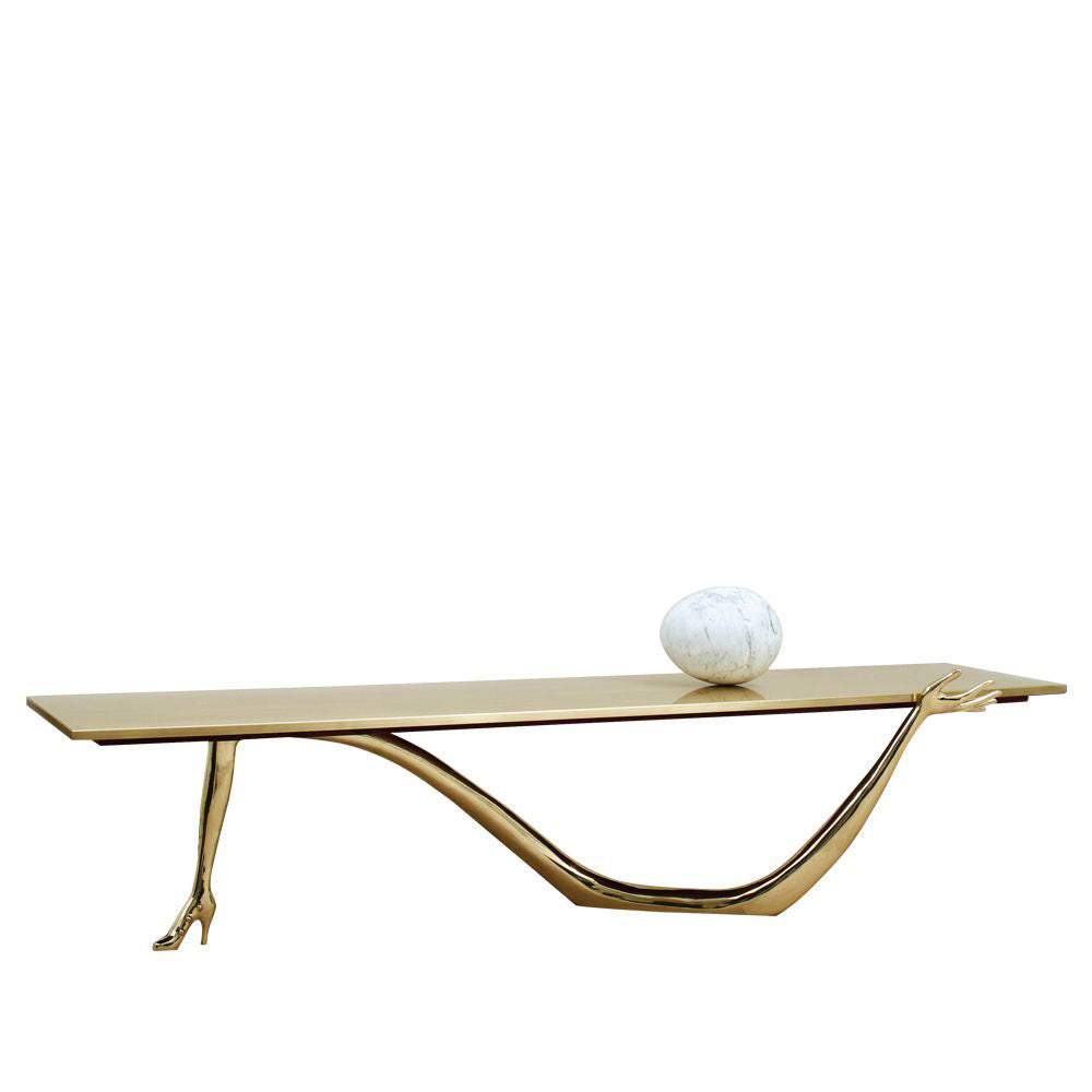 Low Brass Coffee Table Leda by Bd Barcelona Design #Original