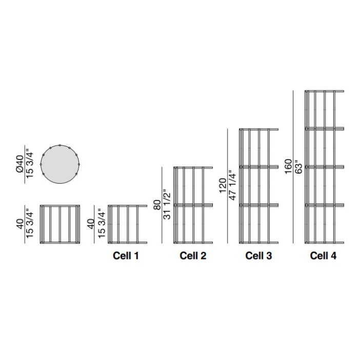 CELL - BOOKCASE