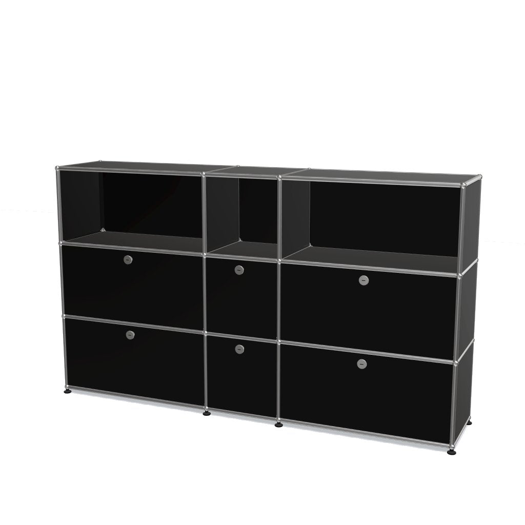 3x3 Module High Board (6 Lower Doors & 4-3-3 Panel) [W(750+350+750)XD350XH(350+350+350)]
