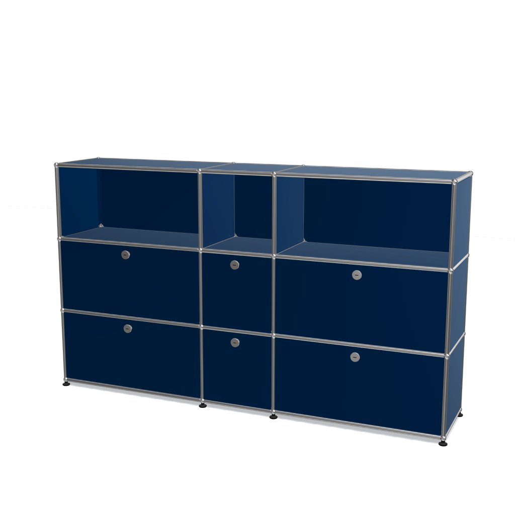 3x3 Module High Board (6 Lower Doors & 4-3-3 Panel) [W(750+350+750)XD350XH(350+350+350)]